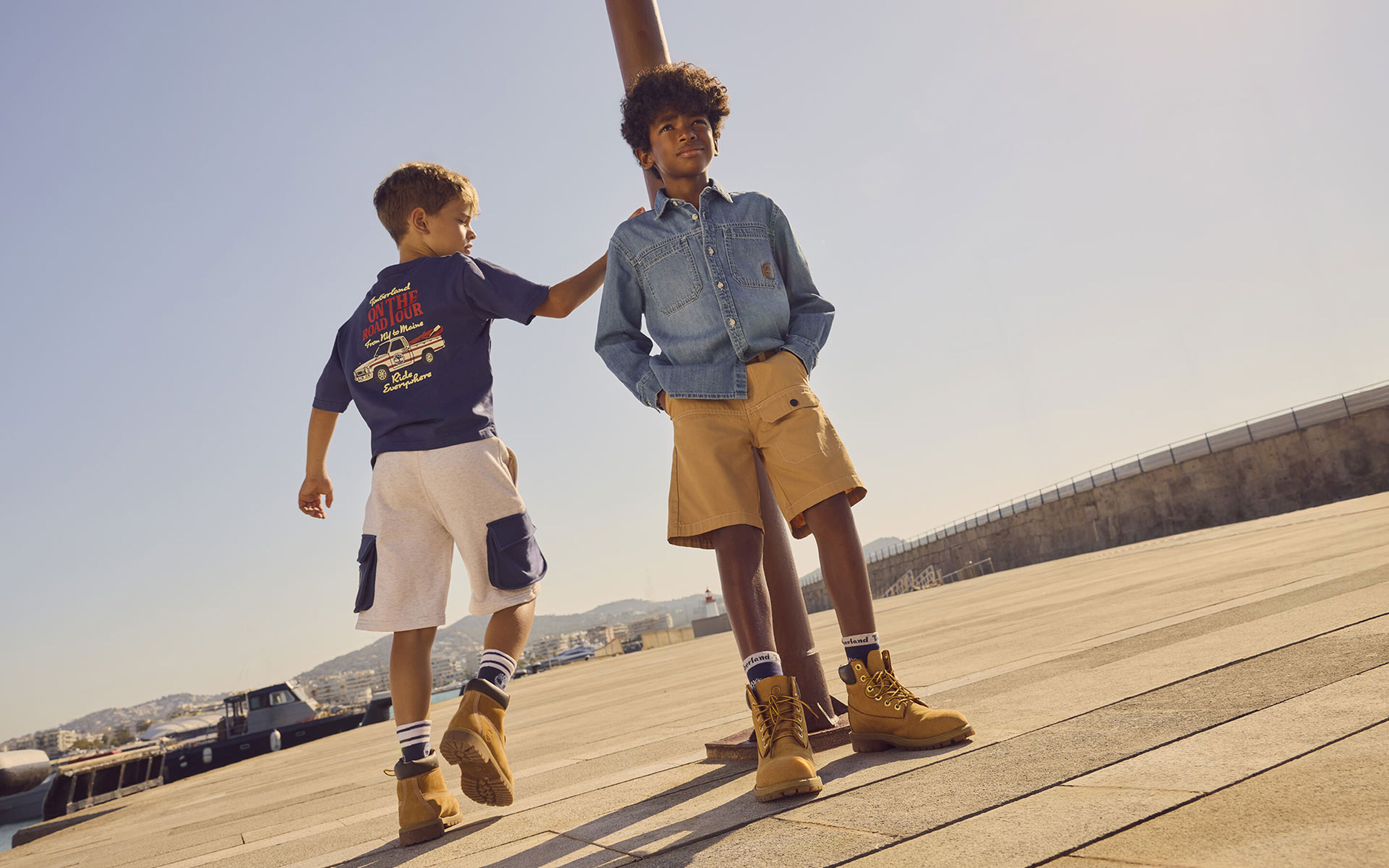 Felpa Timberland moda per bambini