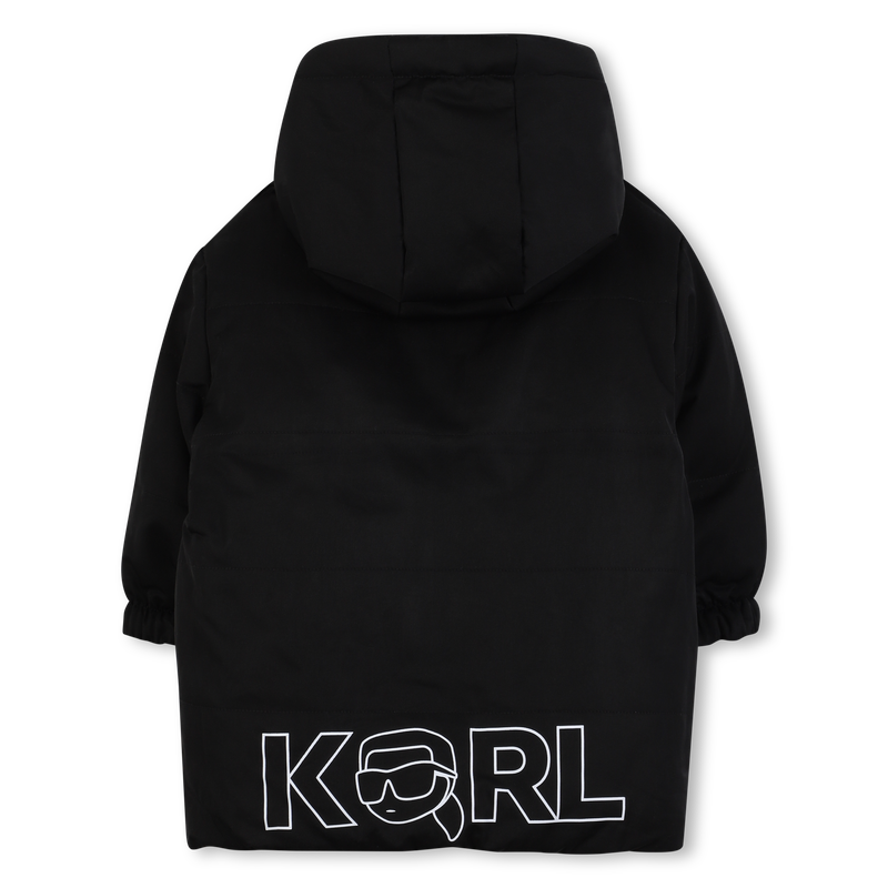 Piumino reversibile con cappuccio KARL LAGERFELD KIDS 
                        RAGAZZO