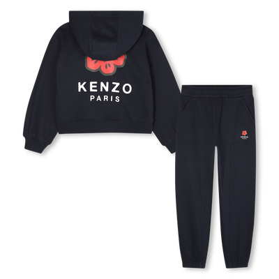 Set cardigan e pantaloni in felpa KENZO KIDS BAMBINA