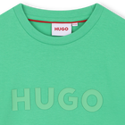 T-shirt maniche corte cotone HUGO 
                    RAGAZZO