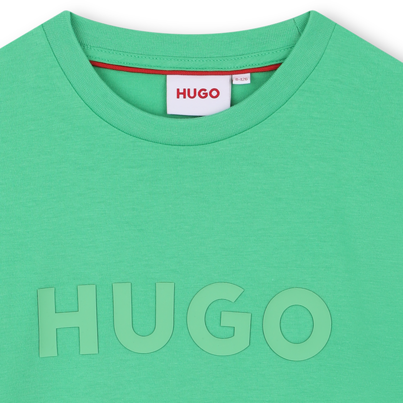 T-shirt maniche corte cotone HUGO 
                        RAGAZZO