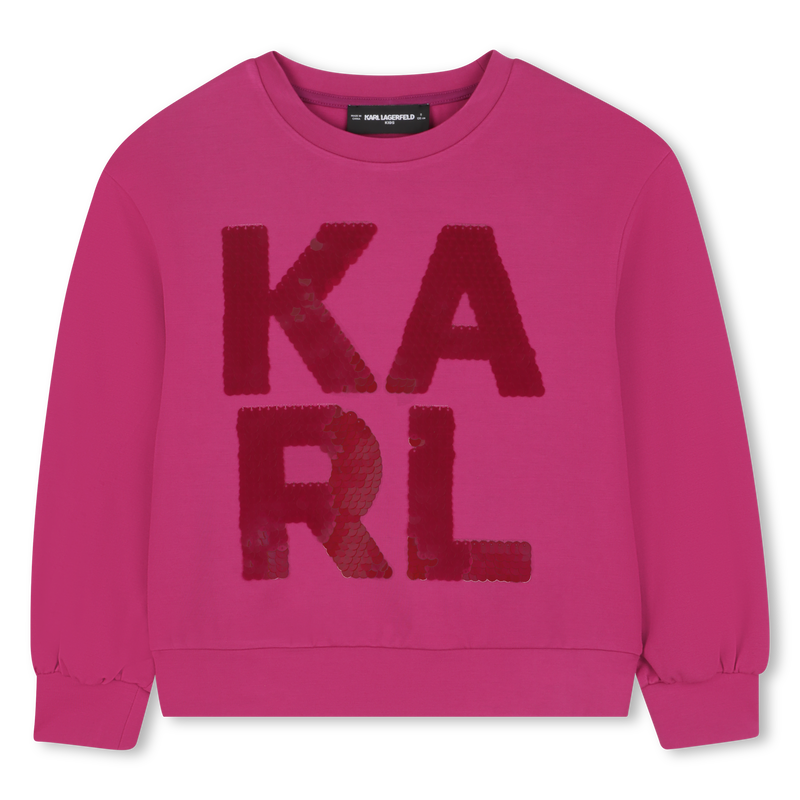 Long-sleeved sweatshirt KARL LAGERFELD KIDS 
                        BAMBINA