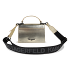 Borsa a mano in tessuto spalmato a grana fine KARL LAGERFELD KIDS 
                    BAMBINA