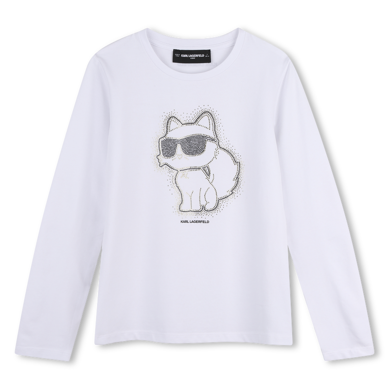 Maglietta a maniche lunghe KARL LAGERFELD KIDS 
                        BAMBINA