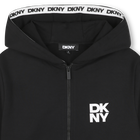 Cardigan con cappuccio DKNY 
                    RAGAZZO