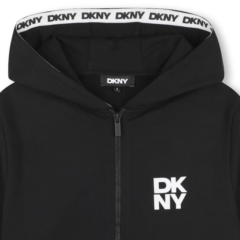 Cardigan con cappuccio DKNY 
                        RAGAZZO