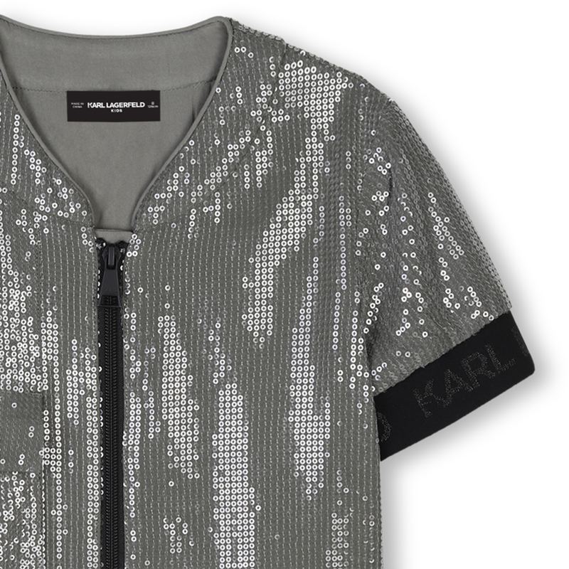 Vestito a maniche corte KARL LAGERFELD KIDS 
                        BAMBINA