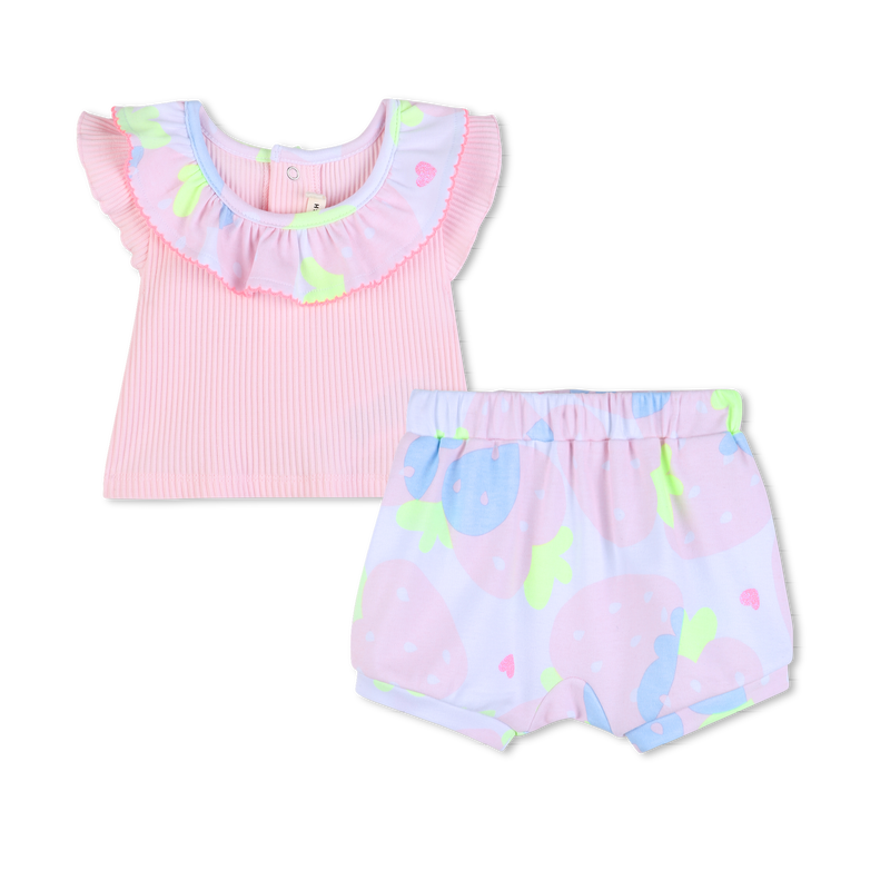 SET T-SHIRT + PANTALONCINI BILLIEBLUSH 
                        BAMBINA