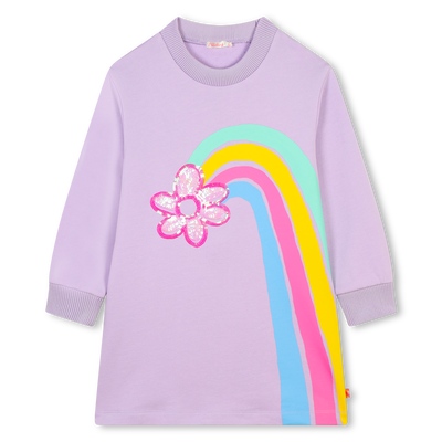 Vestito felpato con paillettes BILLIEBLUSH BAMBINA