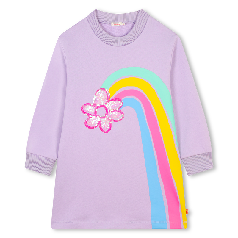 Vestito felpato con paillettes BILLIEBLUSH 
                        BAMBINA