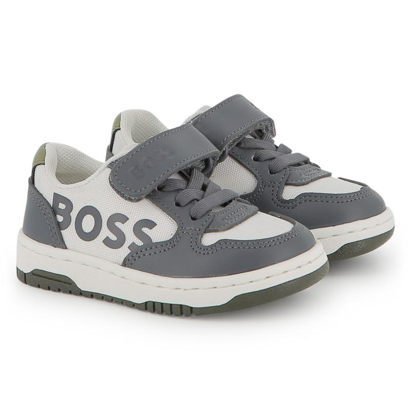 Sneakers con lacci elasticizzati BOSS 
                        RAGAZZO