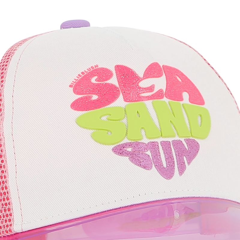 CAPPELLINO CON VISIERA TRASPARENTE BILLIEBLUSH 
                        BAMBINA