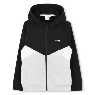 Hooded Zip-Up Cardigan BOSS RAGAZZO