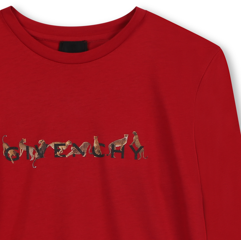 T-shirt a maniche lunghe GIVENCHY 
                        BAMBINA