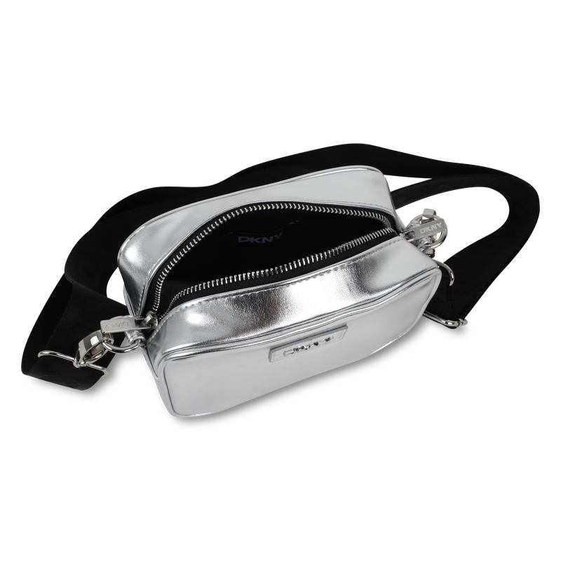 Borsa a mano in tela spalmata DKNY 
                        BAMBINA