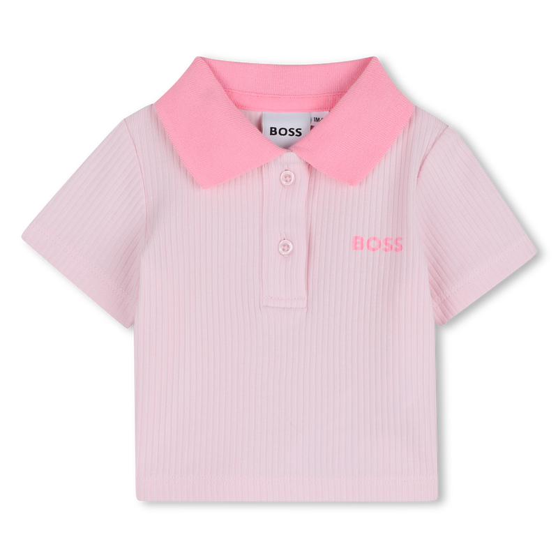 SET POLO + PANTALONCINI BOSS 
                        BAMBINA