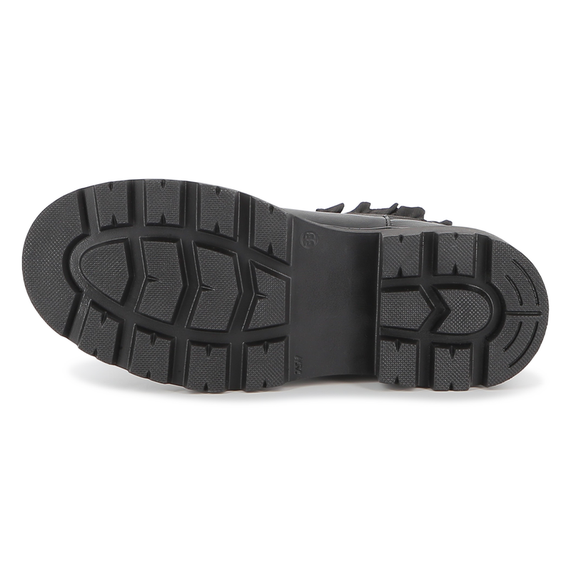 Stivaletto Chelsea in pelle di vacchetta KARL LAGERFELD KIDS 
                        BAMBINA