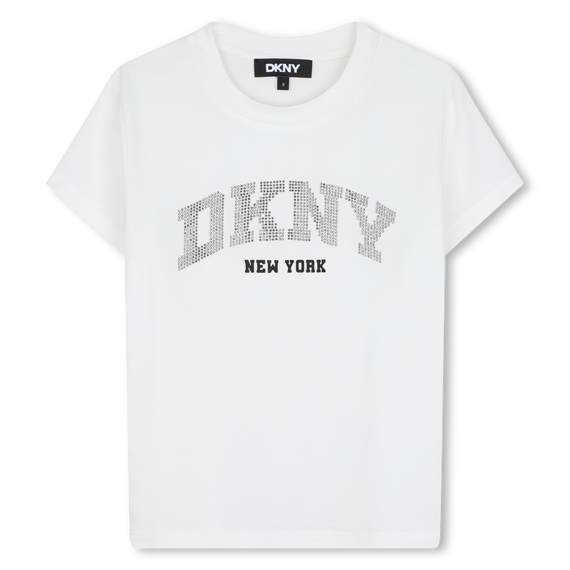 T-shirt a maniche corte DKNY 
                        BAMBINA