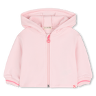 Felpa con cappuccio e zip BILLIEBLUSH 
                    BAMBINA