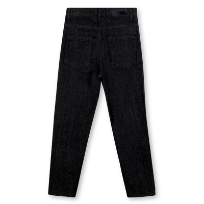 Pantaloni in denim KARL LAGERFELD KIDS RAGAZZO