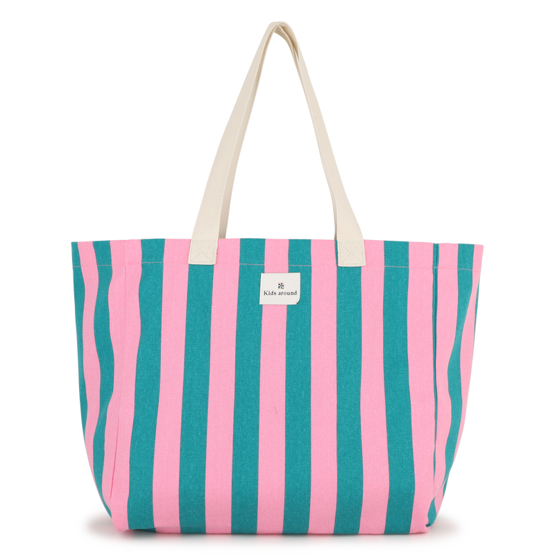 BORSA TOTE IN COTONE KIDS AROUND 
                        BAMBINA