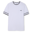 T-shirt a maniche corte, BIANCO, hi-res