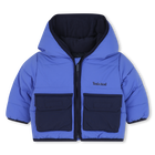 Piumino con cappuccio idrorepellente, BLU LAVANDA, hi-res