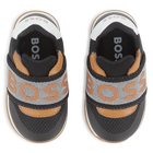 Sneakers con elastico logato BOSS 
                    RAGAZZO