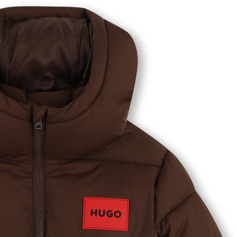 Giacca a vento con cappuccio HUGO 
                        RAGAZZO