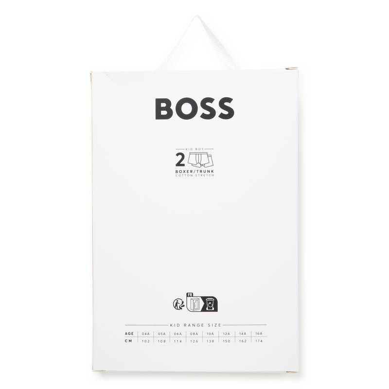 Set di 2 boxer in cotone BOSS 
                        RAGAZZO