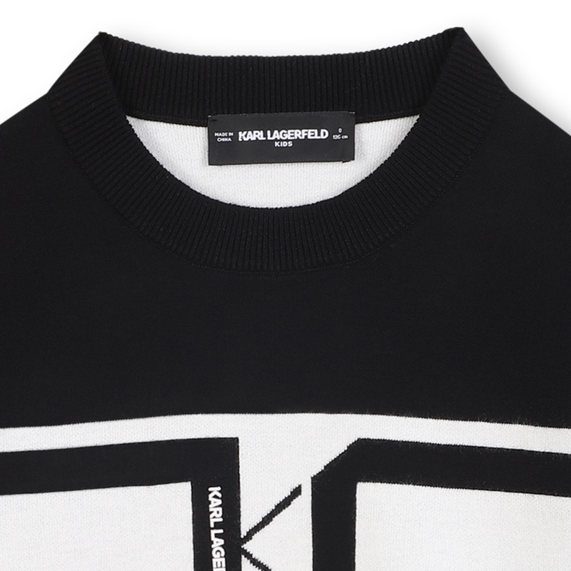 Maglione lavorato a maglia KARL LAGERFELD KIDS 
                        RAGAZZO