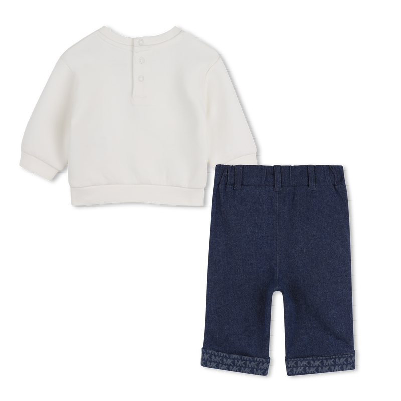 Completo felpa e pantaloni MICHAEL KORS 
                        BAMBINA