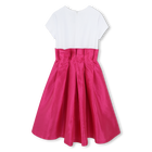 Abito da cerimonia in taffet&agrave; KARL LAGERFELD KIDS 
                    BAMBINA