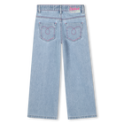 Pantaloni in denim ricamato BILLIEBLUSH 
                    BAMBINA