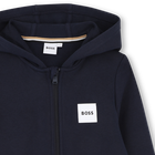 Felpa con cappuccio e zip BOSS 
                    RAGAZZO