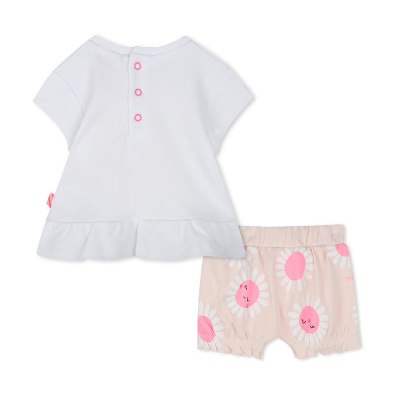 T-shirt e shorts in cotone BILLIEBLUSH 
                        BAMBINA