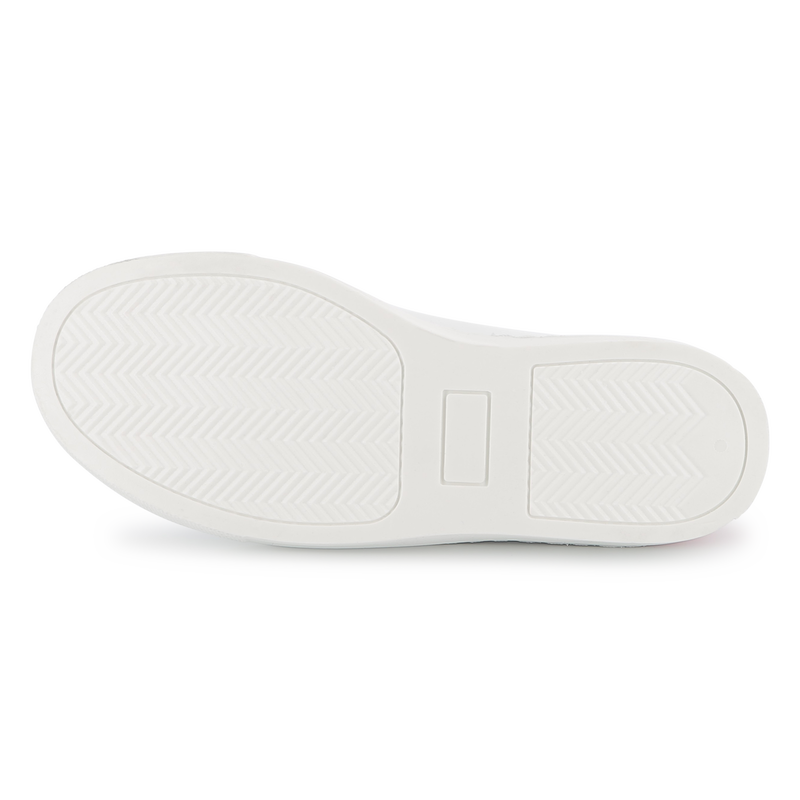 Sneakers in pelle con lacci