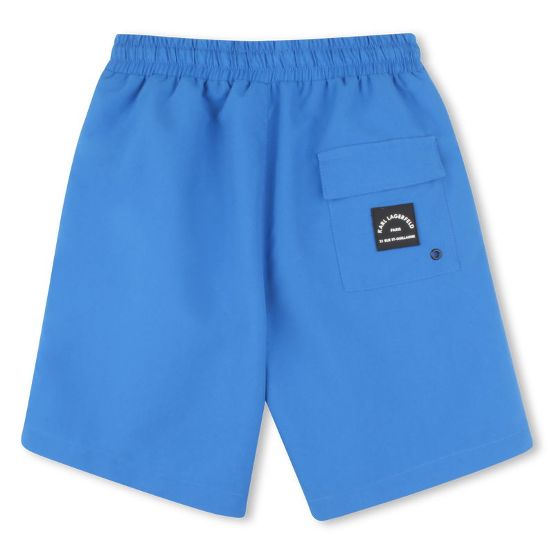 Shorts da bagno con tasche KARL LAGERFELD KIDS 
                        RAGAZZO