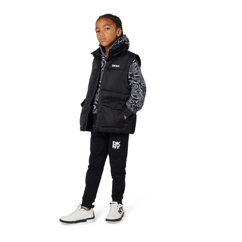 Piumino con maniche removibili DKNY 
                        UNISEX