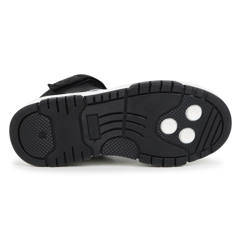 High-Top Leather Sneakers KARL LAGERFELD KIDS 
                        RAGAZZO