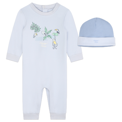 Cotton Onesie Set KENZO KIDS RAGAZZO