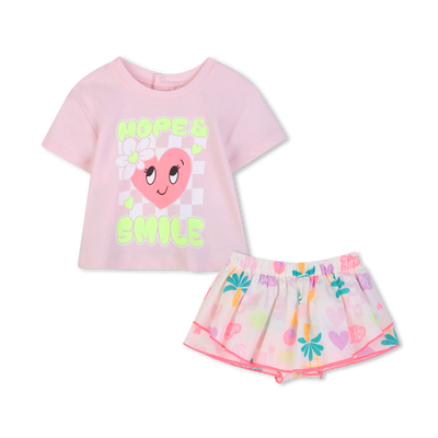 SET T-SHIRT + PANTALONCINI BILLIEBLUSH BAMBINA