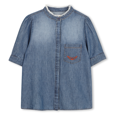 CAMICIA CON COLLETTO DA UFFICIALE ZADIG & VOLTAIRE BAMBINA