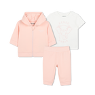 Set da jogging in cotone, ROSA VELATO, hi-res