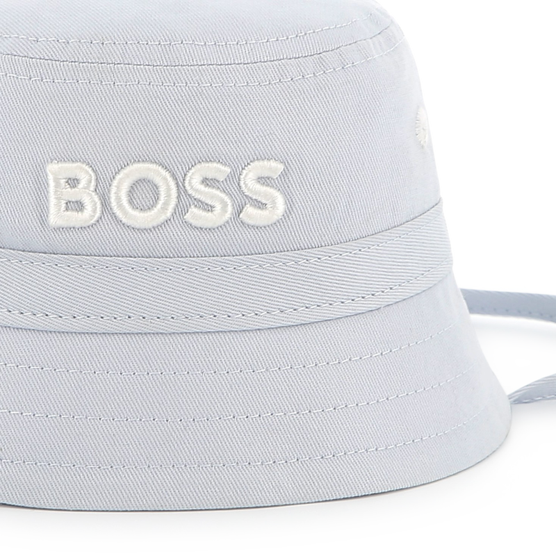 Bob in cotone con coulisse BOSS 
                        BAMBINO