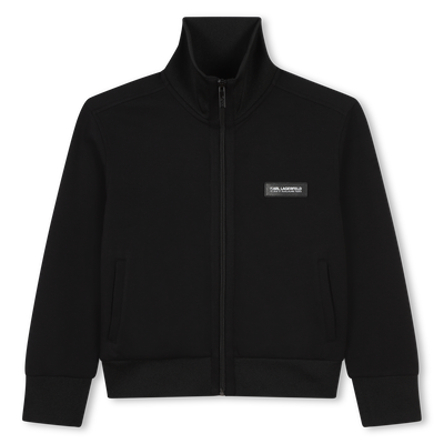 Felpa con cerniera KARL LAGERFELD KIDS RAGAZZO