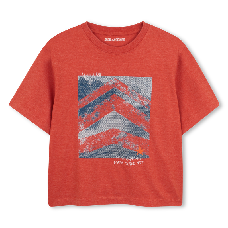 T-SHIRT A MANICHE CORTE ZADIG & VOLTAIRE 
                        RAGAZZO