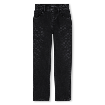 Pantaloni in denim KARL LAGERFELD KIDS RAGAZZO