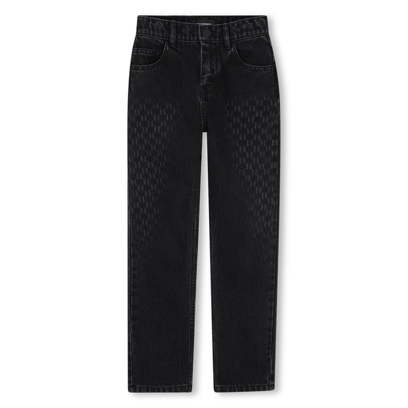 Pantaloni in denim KARL LAGERFELD KIDS 
                        RAGAZZO