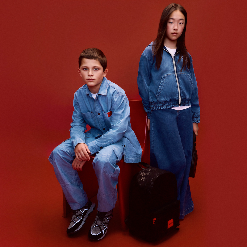 Sneakers in maglia HUGO 
                        BAMBINO